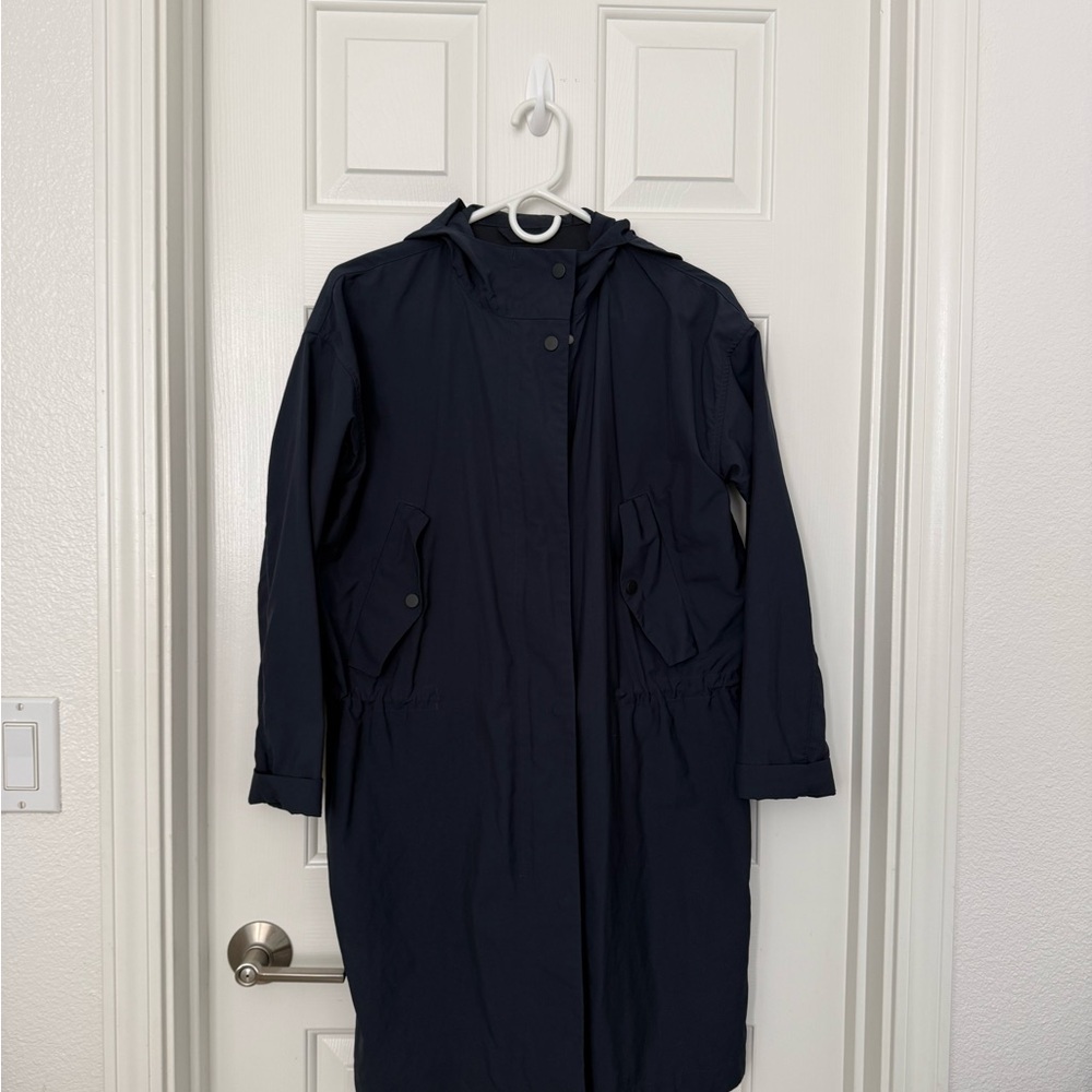 Everlane Anorak Hooded Jacket - Navy